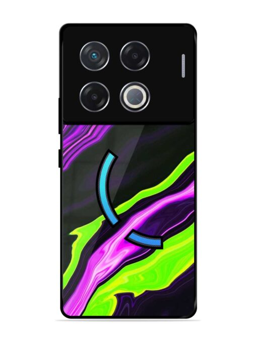 Bright Fluid Violet Glossy Metal Phone Cover for Infinix Gt 20 Pro (5G)