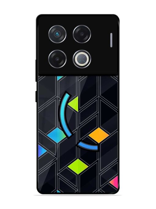 Abstract Mosaic Seamless Glossy Metal Phone Cover for Infinix Gt 20 Pro (5G) Zapvi