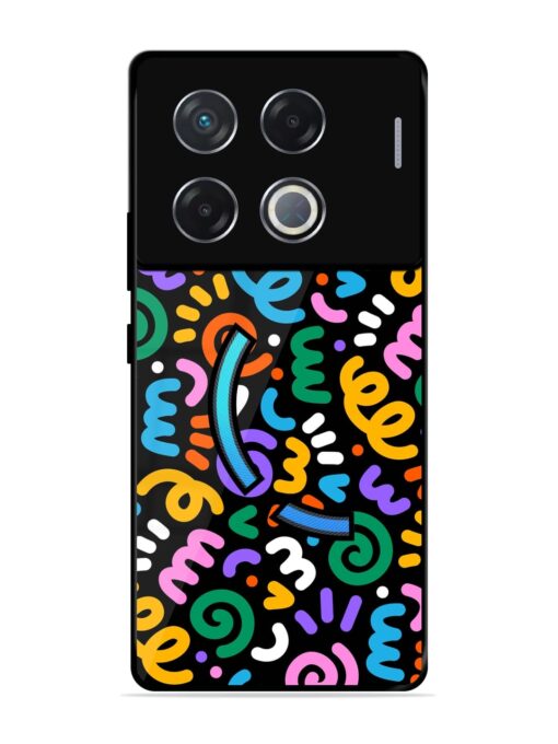 Colorful Seamless Vector Glossy Metal Phone Cover for Infinix Gt 20 Pro (5G)