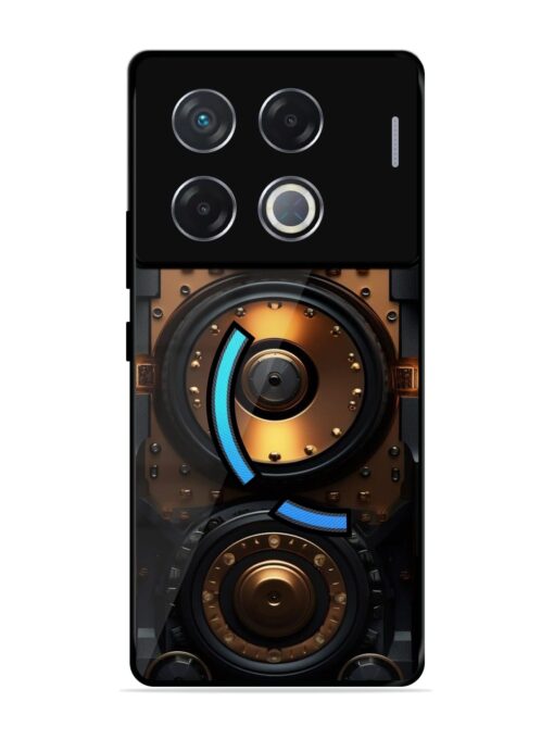 Sound Box Glossy Metal Phone Cover for Infinix Gt 20 Pro (5G)