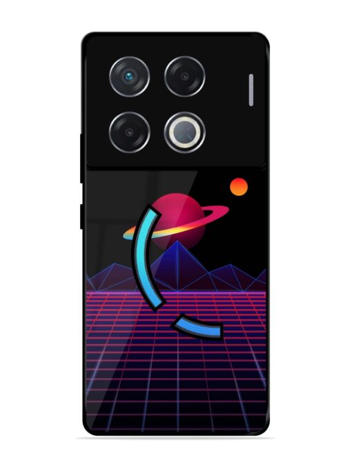 Wave Aesthetic Glossy Metal Phone Cover for Infinix Gt 20 Pro (5G)