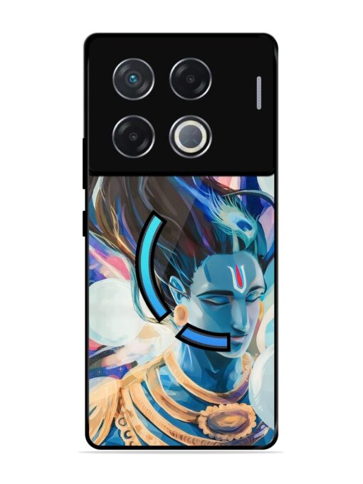 Bhagwan Sri Krishna Glossy Metal Phone Cover for Infinix Gt 20 Pro (5G) Zapvi