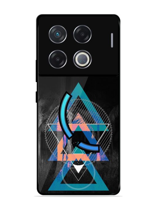 Indie Cross Glossy Metal Phone Cover for Infinix Gt 20 Pro (5G)