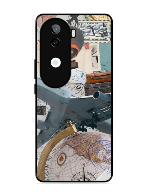 Adventure Awaits Glossy Metal Phone Cover for Iqoo Z9S (5G) Zapvi