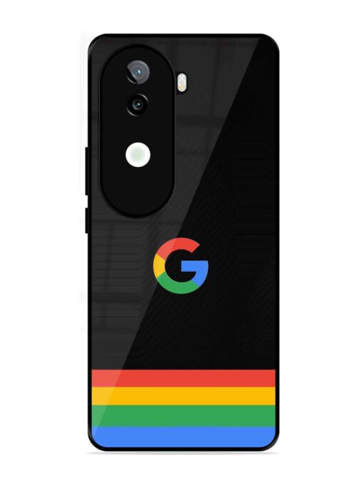 Google Logo Art Glossy Metal Phone Cover for Iqoo Z9S (5G)