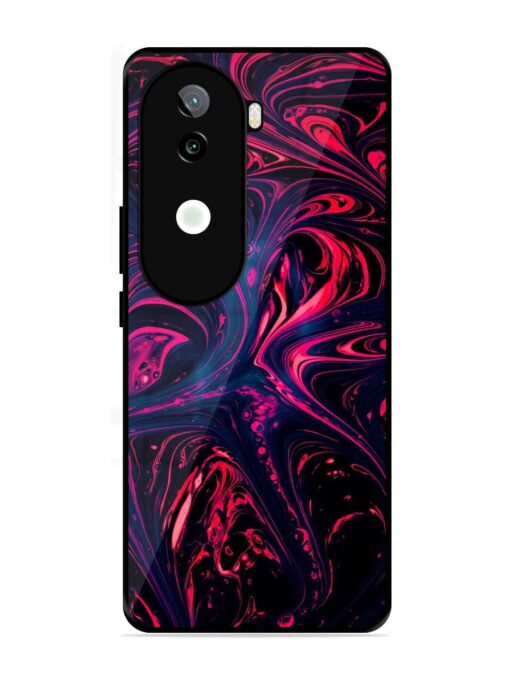 Abstract Background Glossy Metal Phone Cover for Iqoo Z9S (5G) Zapvi