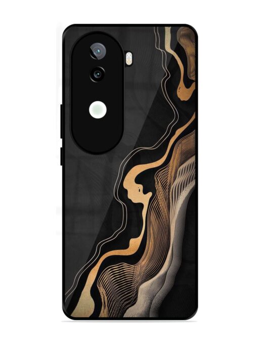 Abstract Art Glossy Metal TPU Phone Cover for Iqoo Z9S (5G) Zapvi