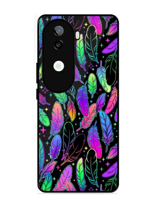 Bright Multi Colored Seamless Glossy Metal Phone Cover for Iqoo Z9S (5G)