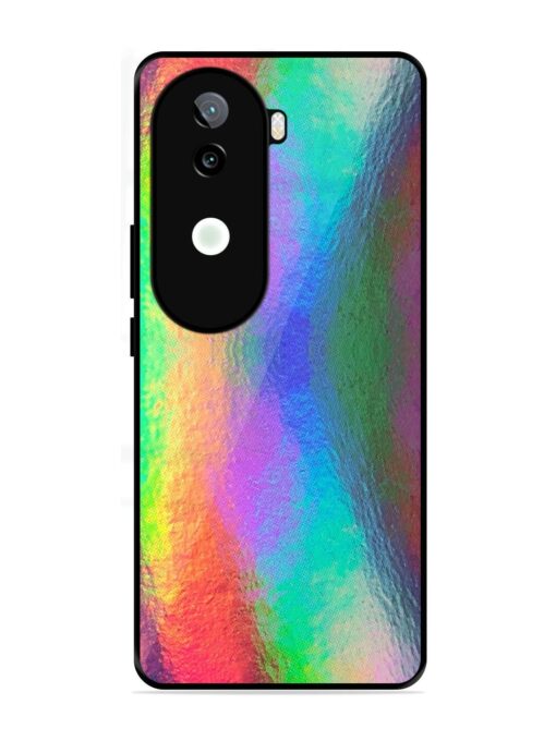 Colorful Holographic Background Glossy Metal TPU Phone Cover for Iqoo Z9S (5G)