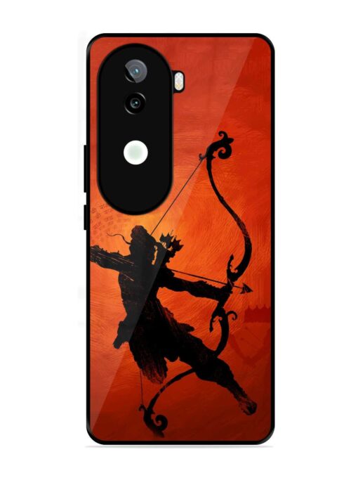 Illustration Lord Rama Glossy Metal Phone Cover for Iqoo Z9S (5G)