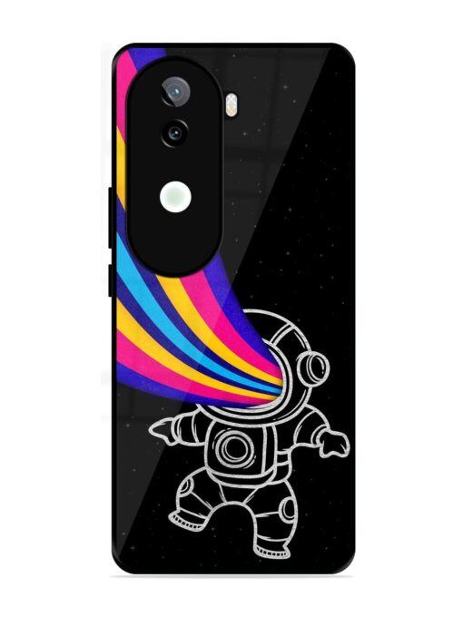 Astronaut Glossy Metal TPU Phone Cover for Iqoo Z9S (5G) Zapvi