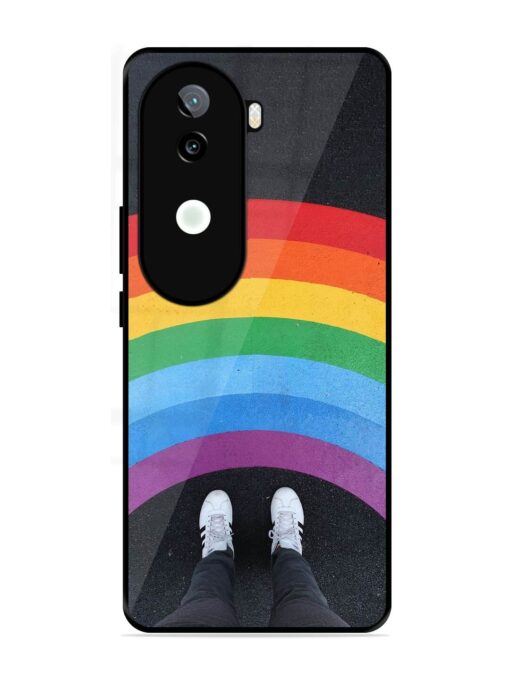 Legs Rainbow Glossy Metal TPU Phone Cover for Iqoo Z9S (5G)