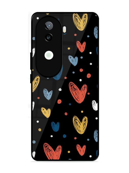 Happy Valentines Day Glossy Metal TPU Phone Cover for Iqoo Z9S (5G)