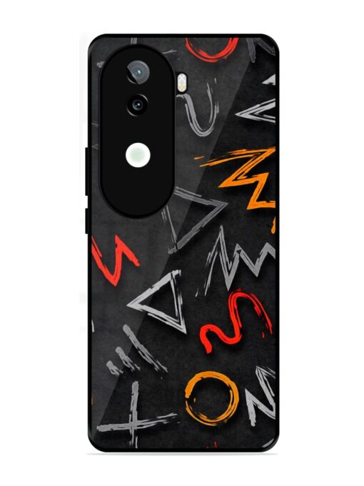 Grungy Graffiti Glossy Metal Phone Cover for Iqoo Z9S (5G)