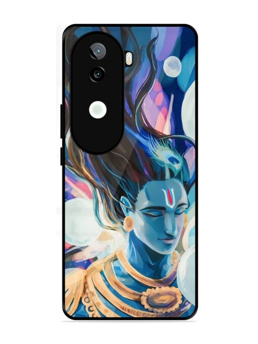 Bhagwan Sri Krishna Glossy Metal Phone Cover for Iqoo Z9S (5G)