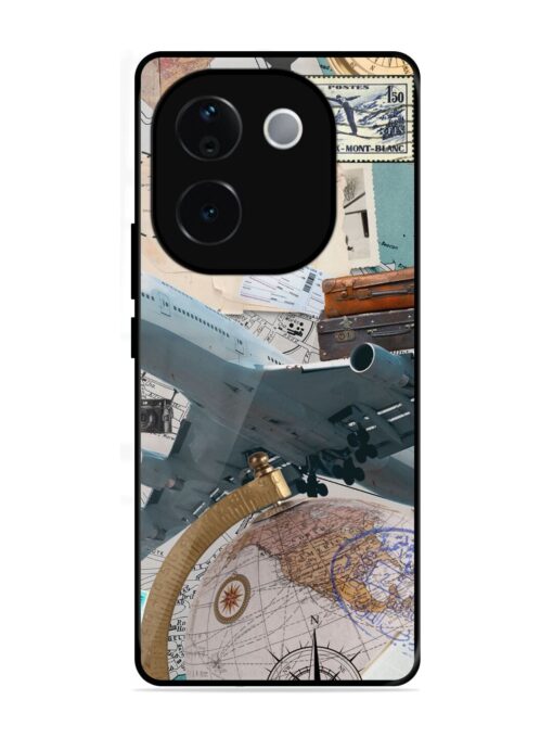 Adventure Awaits Glossy Metal Phone Cover for Iqoo Z9S Pro (5G) Zapvi