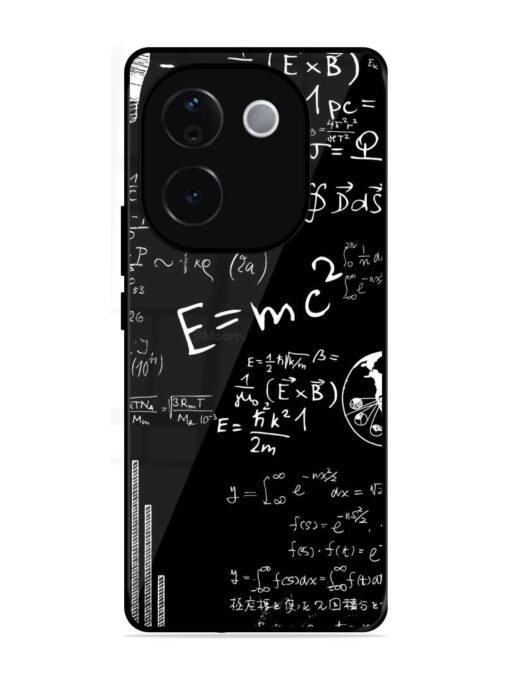 E=Mc2 Mass?Energy Equivalence Glossy Metal Phone Cover for Iqoo Z9S Pro (5G)