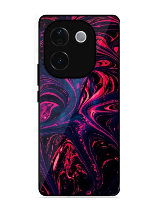 Abstract Background Glossy Metal Phone Cover for Iqoo Z9S Pro (5G) Zapvi