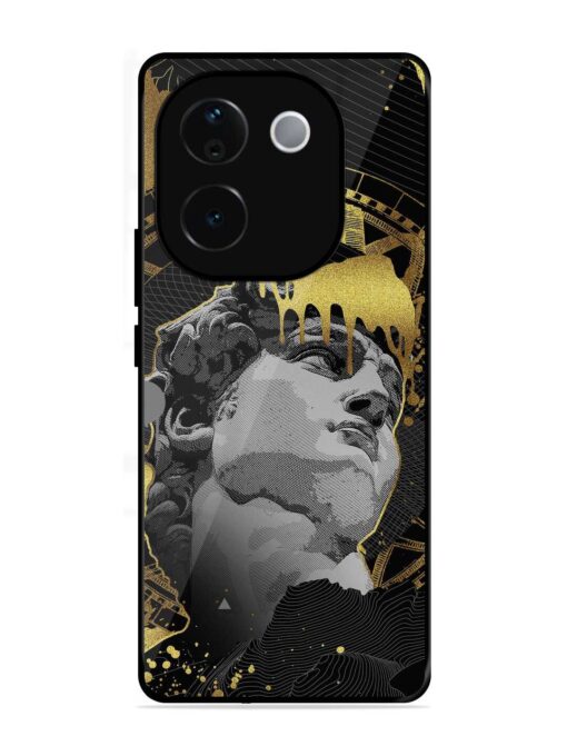 Roman Face Glossy Metal Phone Cover for Iqoo Z9S Pro (5G)