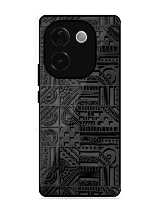 Seamless Pattern Glossy Metal Phone Cover for Iqoo Z9S Pro (5G)