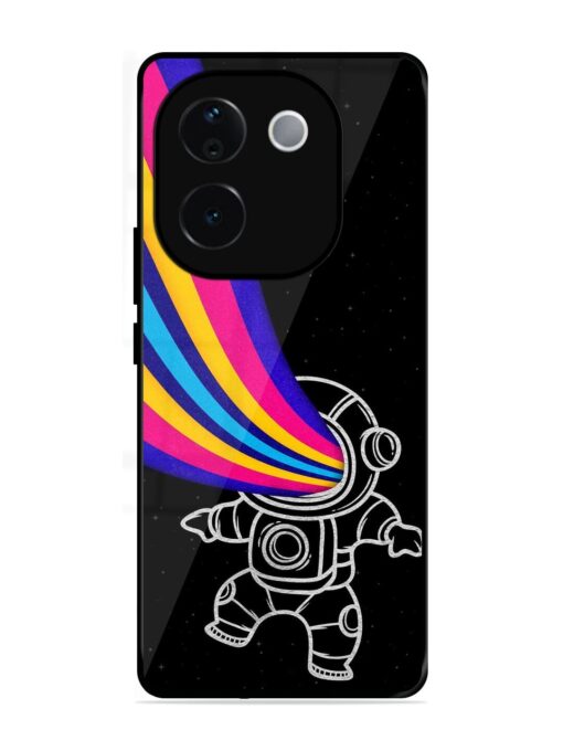 Astronaut Glossy Metal TPU Phone Cover for Iqoo Z9S Pro (5G) Zapvi