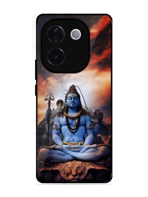 Jai Jai Shiv Glossy Metal Phone Cover for Iqoo Z9S Pro (5G)