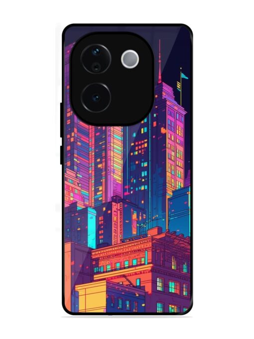 City View Glossy Metal Phone Cover for Iqoo Z9S Pro (5G)