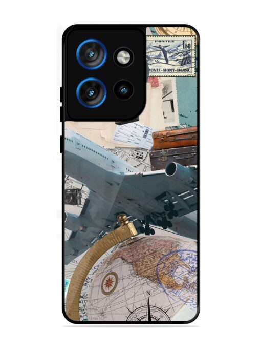 Adventure Awaits Glossy Metal Phone Cover for Motorola Moto Edge 50 Neo (5G) Zapvi