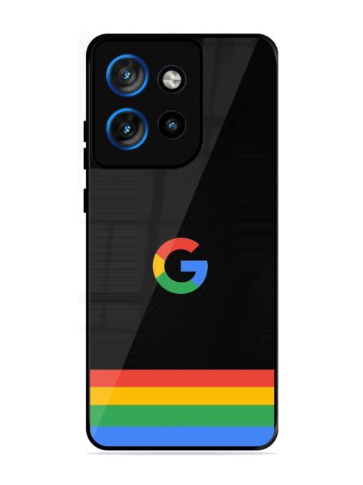 Google Logo Art Glossy Metal Phone Cover for Motorola Moto Edge 50 Neo (5G)