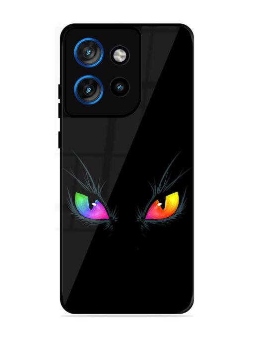 Cat Eyes Glossy Metal Phone Cover for Motorola Moto Edge 50 Neo (5G)