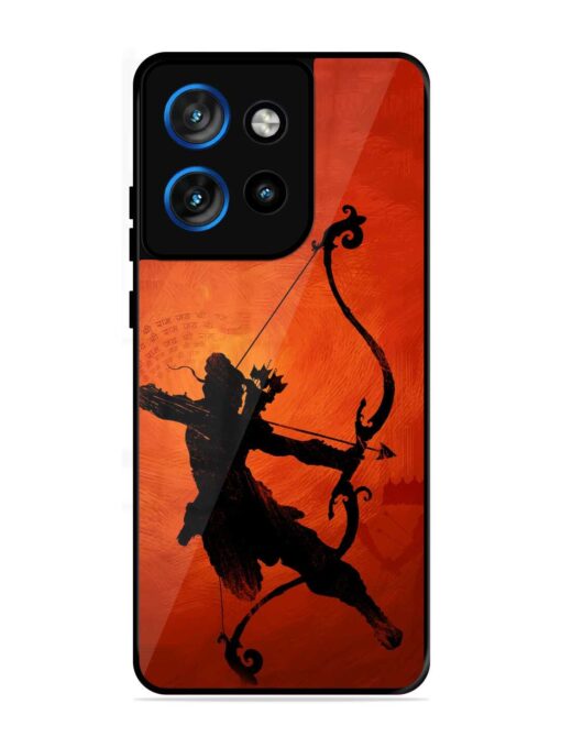 Illustration Lord Rama Glossy Metal Phone Cover for Motorola Moto Edge 50 Neo (5G)