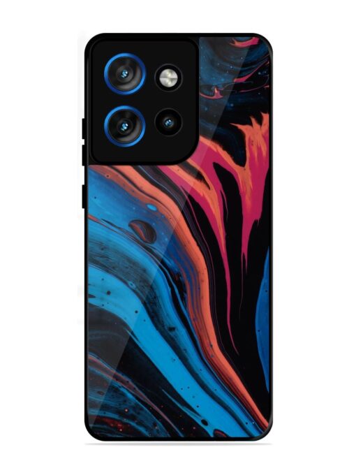 Liquefied Art Glossy Metal TPU Phone Cover for Motorola Moto Edge 50 Neo (5G)