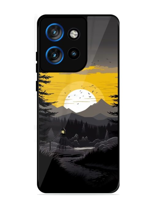 Sunset Vector Glossy Metal Phone Cover for Motorola Moto Edge 50 Neo (5G)