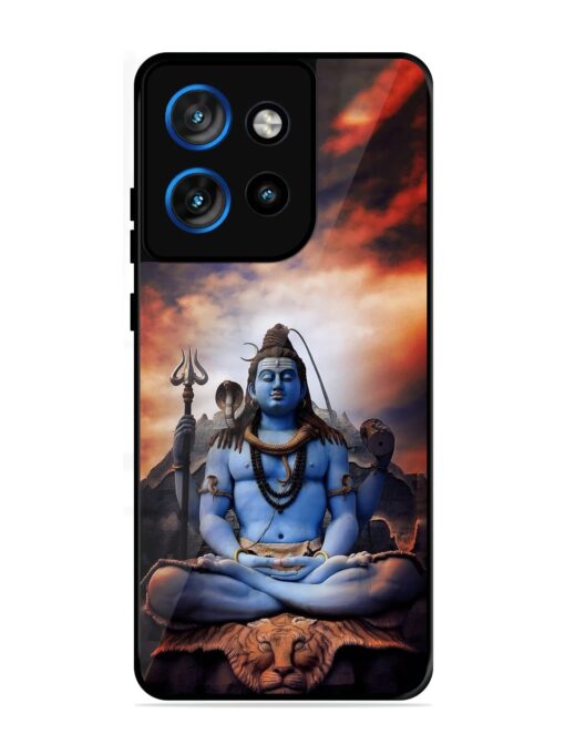 Jai Jai Shiv Glossy Metal Phone Cover for Motorola Moto Edge 50 Neo (5G)