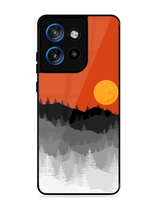 Mountain Lofi Sun Glossy Metal Phone Cover for Motorola Moto Edge 50 Neo (5G)