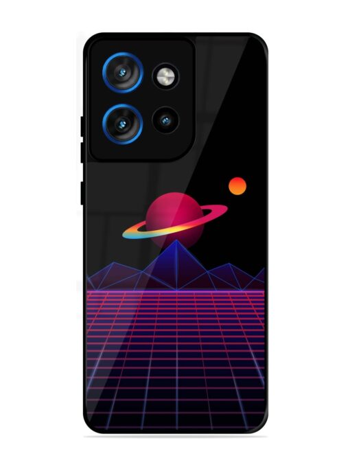 Wave Aesthetic Glossy Metal Phone Cover for Motorola Moto Edge 50 Neo (5G)