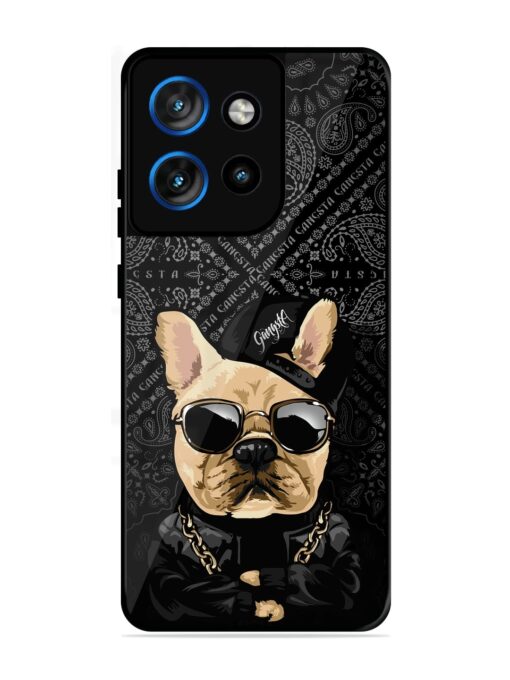 Gangsta Cool Sunmetales Dog Glossy Metal Phone Cover for Motorola Moto Edge 50 Neo (5G)