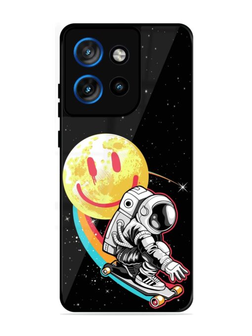 Astronaut Art Glossy Metal Phone Cover for Motorola Moto Edge 50 Neo (5G)