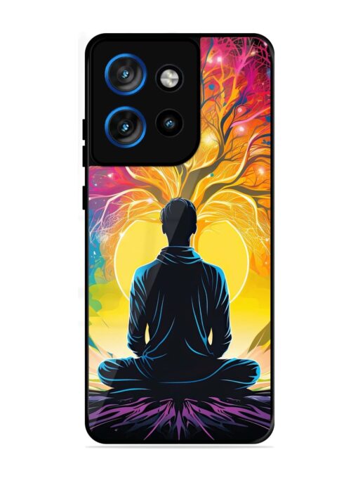 Mind Colourful Glossy Metal Phone Cover for Motorola Moto Edge 50 Neo (5G)