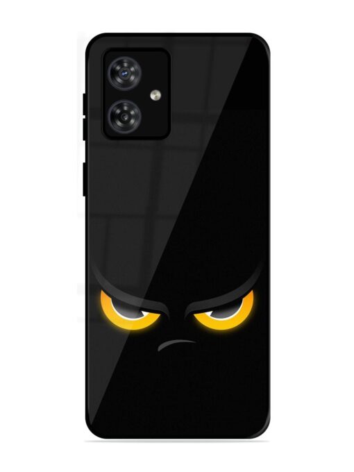 Scary Yellow Eye Glossy Metal TPU Phone Cover for Motorola Moto G54 (5G) Zapvi