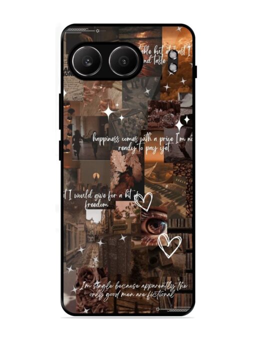 Melancholy Aesthetic Glossy Metal Phone Cover for Oneplus Nord 4 (5G)