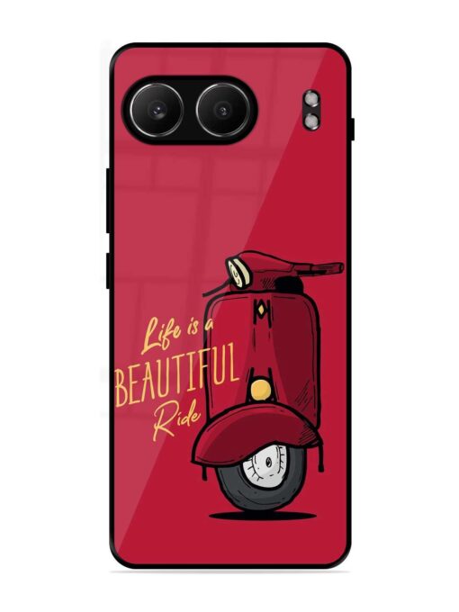 Life Is Beautiful Rides Glossy Metal Phone Cover for Oneplus Nord 4 (5G)