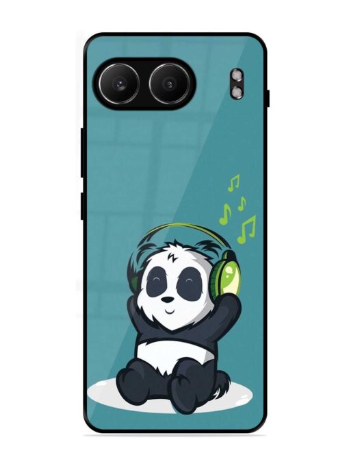 Music Panda Glossy Metal Phone Cover for Oneplus Nord 4 (5G)