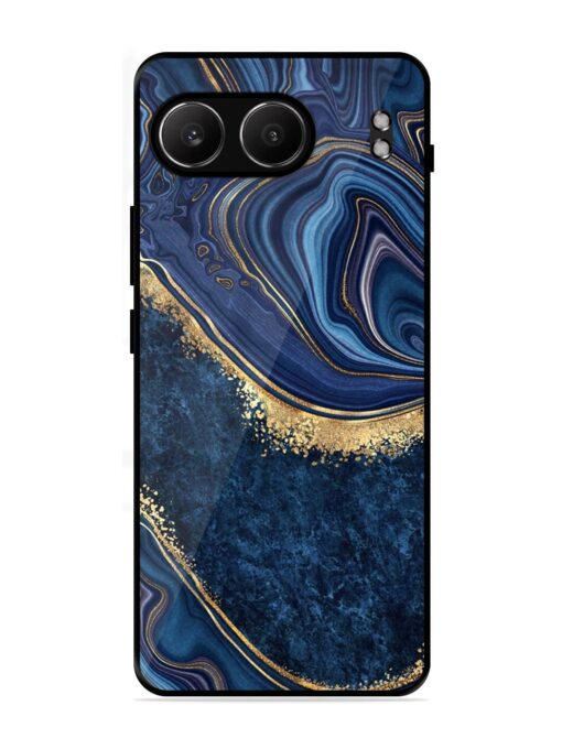 Abstract Background Blue Glossy Metal TPU Phone Cover for Oneplus Nord 4 (5G)