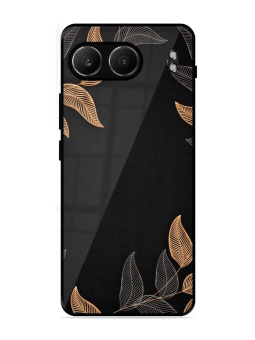 Foliage Art Glossy Metal Phone Cover for Oneplus Nord 4 (5G)