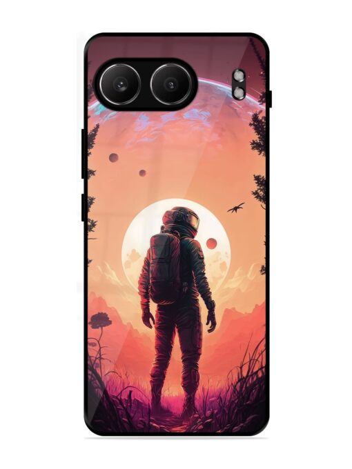 Red Sky At Morning Glossy Metal Phone Cover for Oneplus Nord 4 (5G)