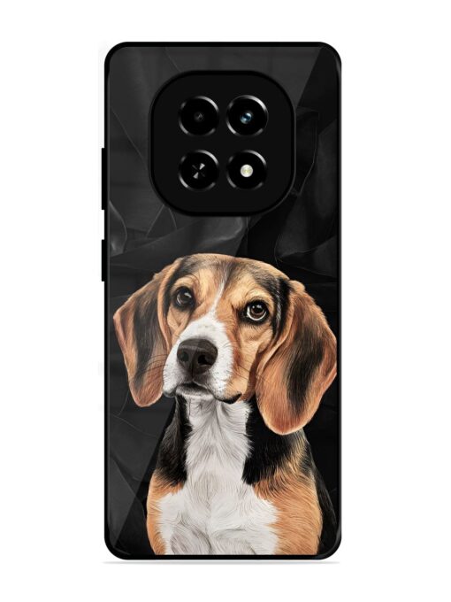 Beagle Portrait Glossy Metal Phone Cover for Realme C63 (5G)