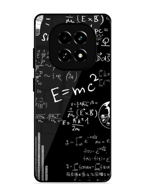 E=Mc2 Mass?Energy Equivalence Glossy Metal Phone Cover for Realme C63 (5G)