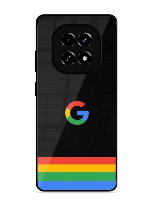 Google Logo Art Glossy Metal Phone Cover for Realme C63 (5G)