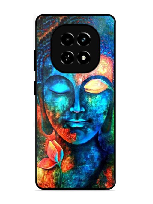 Buddha Painting Glossy Metal Phone Cover for Realme C63 (5G)